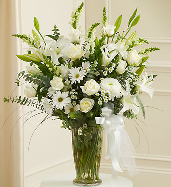 Beautiful Blessings White Vase Arrangement